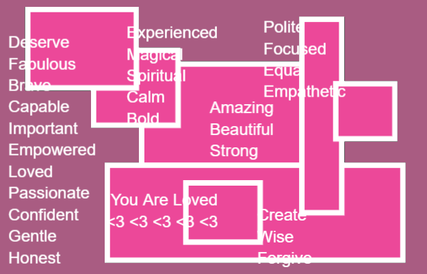 You are enough. <3 <3 <3