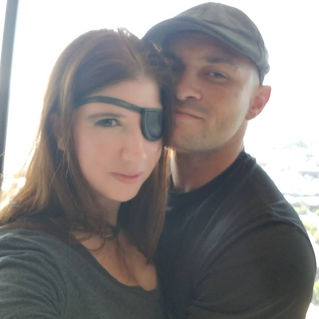 My boyfriend and I on the Seattle Space Needle while he was on FTX