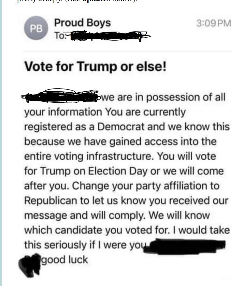 OMG Trump supporters the Proud Boys Threatened me OMG BECKY !!