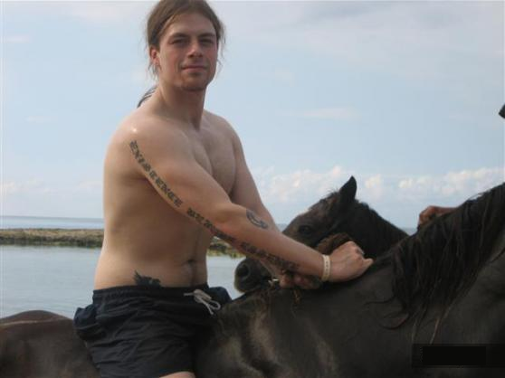 Anything is possible when your man smells like Old Spice and not a lady. I'm on a horse.