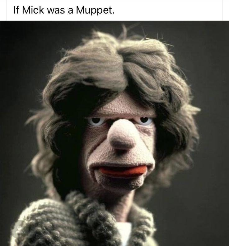 If Mick was a Muppet