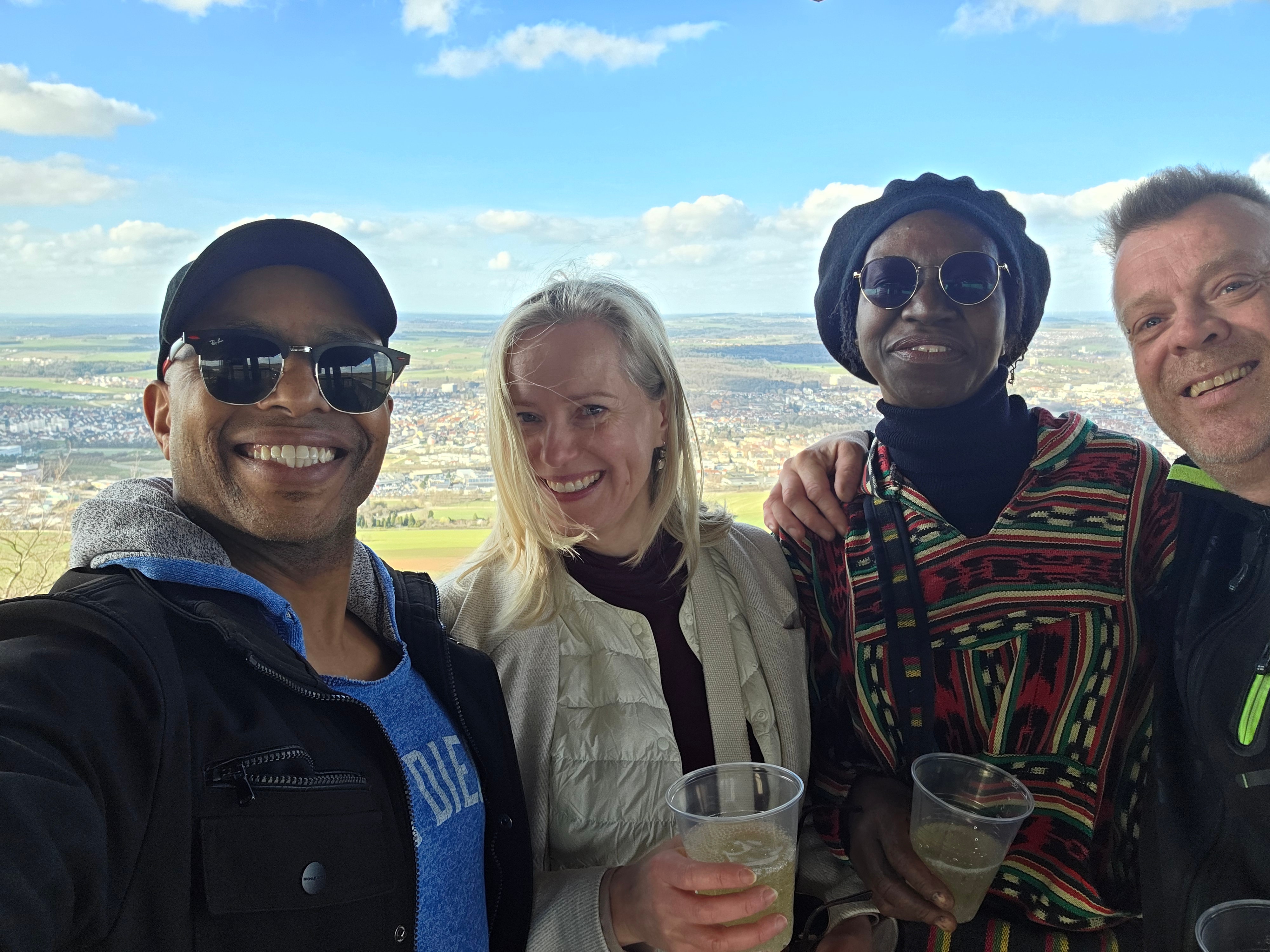 Stuttgart.  With fam.